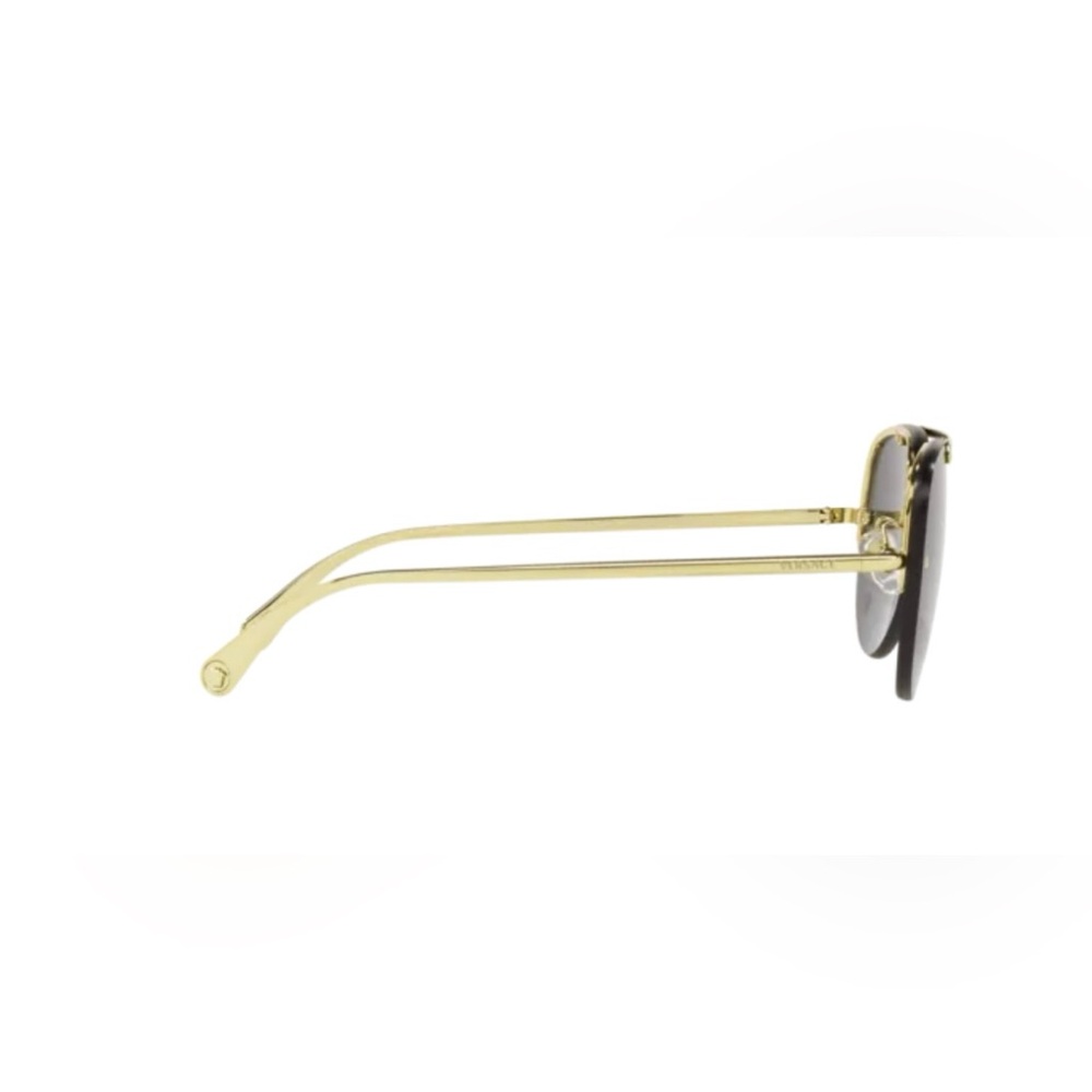 Versace Gold Aviator Sunglasses with Rimless Design - Picture 8 of 8